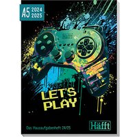 Häfft® Verlag Hausaufgabenheft Let´s play liniert DIN A5 ohne Rand, 112 Blatt von Häfft® Verlag