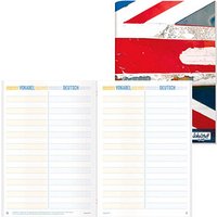 Häfft® Verlag Vokabelheft Schulstuff Union Jack liniert A5 ohne Rand, 64 Blatt von Häfft® Verlag