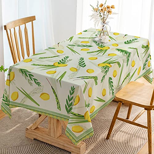 Hafangry Sukkah Tischdecke jüdischer Sukkot Urlaub Dekoration Etrog Lulav Versorgung Küche Esszimmer Zuhause Tischdecke von Hafangry