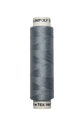 Hagal Nähmaschinen Nähgarn 100 m Polyester UNIPOLY 14x2 Silbergrau (0852) von Hagal