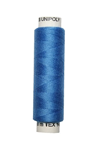Hagal Nähmaschinen Nähgarn 100 m Polyester UNIPOLY 14x2 blau (0554) von Hagal