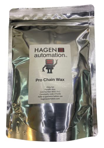 Pro Chain Wax 250 g – Hochraffiniertes Paraffinwachs speziell für Heißwachsketten von Hagen Automation