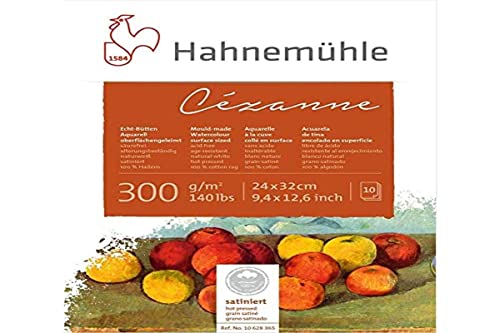 Aquarellblock Cézanne" satiniert, 300g/m², 24x32cm, 10Blatt" von Hahnemühle