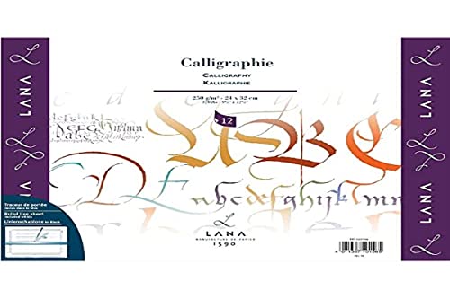 Calligraphie Block 250g/m², 24x32cm, 12Blatt von Hahnemühle