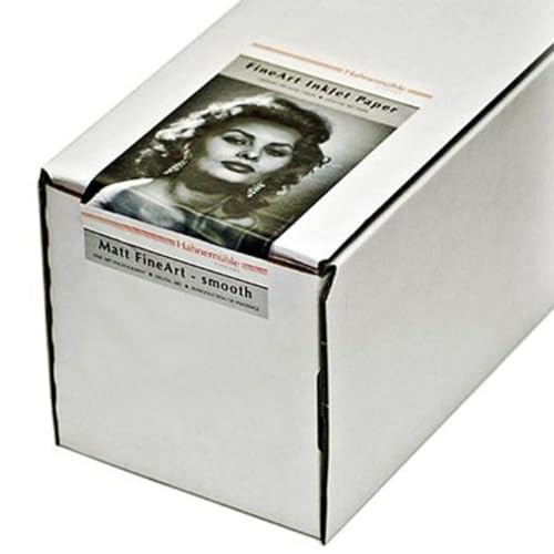 Hahnemühle 10640250 Digital FineArt Photo Rag Papier, 188 g/m², 24 Zoll Rolle, 610 mm x 12 m, weiß von Hahnemühle