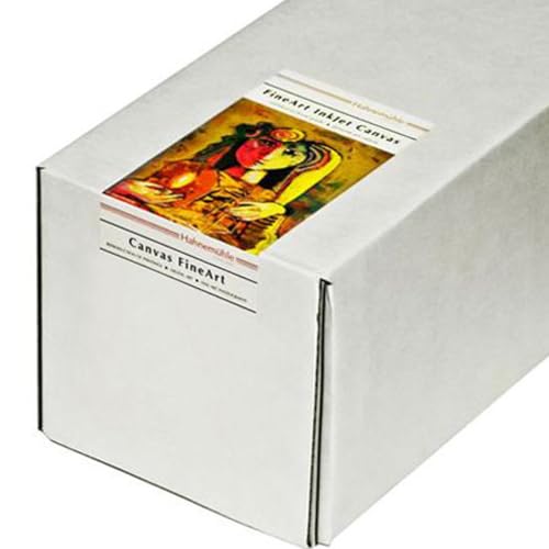 Hahnemühle 10643487 Digital FineArt Daguerre Canvas Papier, 400 g/m², 36 Zoll Rolle, 914 mm x 12 m, hellweiß von Hahnemühle