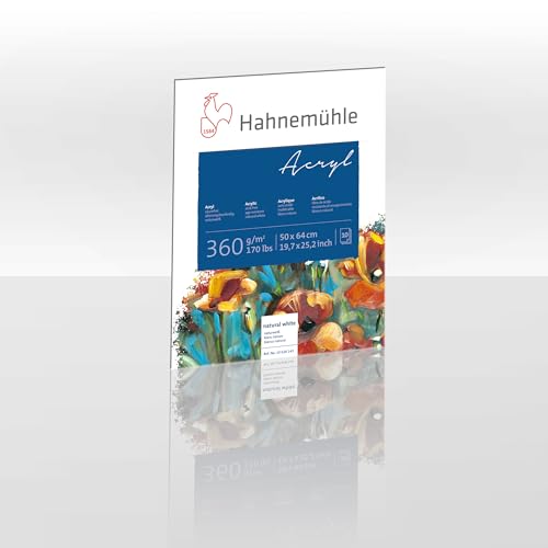 Hahnemühle Acrylblock, 50x64cm, naturweiß, 360g/m², 10 Blatt von Hahnemühle