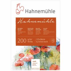 Aquarellblock matt 200g/m² 20 Blatt von Hahnemühle