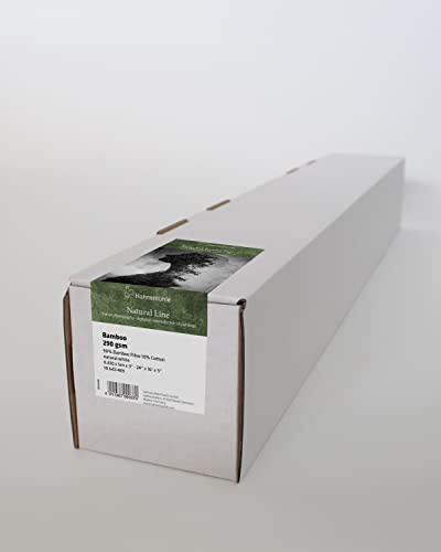 Hahnemühle Bamboo, mattes Fotopapier, 290 gsm, naturweiß, 24 Zoll x 5m Rolle von Hahnemühle