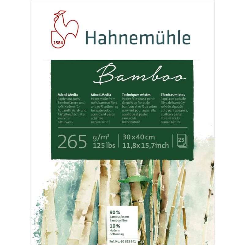 Block Bamboo Mixed Media 265g/m² von Hahnemühle