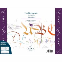 Calligraphieblock 250g/m² 24x32cm 12 Blatt von Hahnemühle