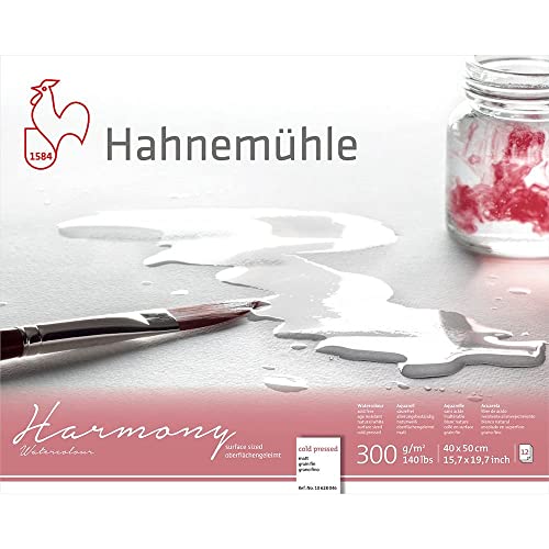 Hahnemühle Harmony Watercolour, matt, 40 x 50cm, 300g/m², naturweiß, 12 Blatt von Hahnemühle