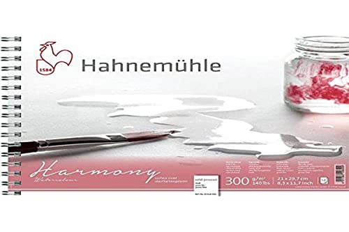 Hahnemühle Harmony, matter Aquarell-Spiralblock, 300 g/m², DIN A4 von Hahnemühle