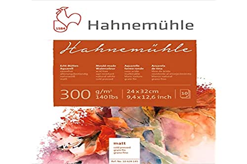 Hahnemuhle 300gsm Matt Watercolour Board Block, 10 Blatt, 24 x 32 cm Hahnemuhle 300gsm Matt Watercolour Board Block, 10 Blatt, 24 x 32 cm von Hahnemühle