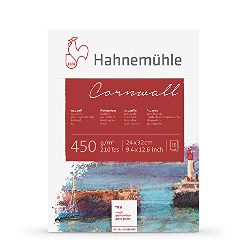 Hahnemuhle Cornwall 450gsm Block - 24 x 32 cm Rough von Hahnemühle