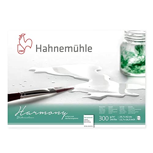 Hahnemuhle Harmony Aquarellblock Heißpresse A3 von Hahnemühle