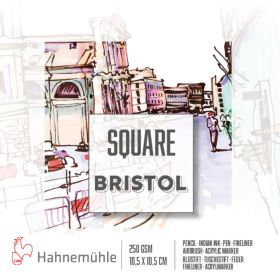 Square Bristol 10,5x10,5cm von Hahnemühle