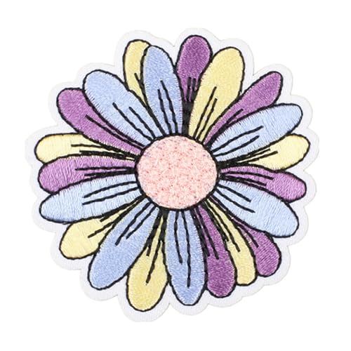 Aufnäher mit Cartoon-Bus, bestickt, Blumen, zum Aufbügeln, bestickt, Reparaturflicken Aufnäher mit Cartoon-Bus, bestickt, Blumen, zum Aufbügeln, bestickt, Reparaturflicken von Haiki