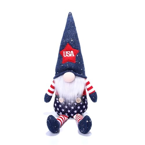 Haiki 4. Der Julys Patriotik Dekorationen Paar Schwedische Tomtes Plüsch Tisch Ornamet Für Independaces Day Haiki 4. Der Julys Patriotik Dekorationen Paar Schwedische Tomtes Plüsch Tisch Ornamet Für Independaces Day von Haiki