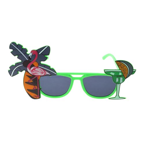 Strandbrille, lustige Flamingo-Partybrille, Party-Sonnenbrille, lustige Brille, Strand-Sonnenbrille, Partygeschenk, Strand-Sonnenbrille, Partygeschenk von Haiki