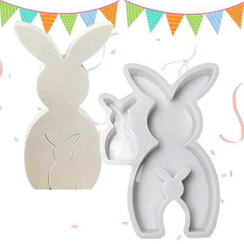 Silikonform Hase, Ostern Hase Silikonformen Gießformen Osternhase Epoxidharz Formen Giessformen Silikon Ostern Für Handwerk von Hailerio