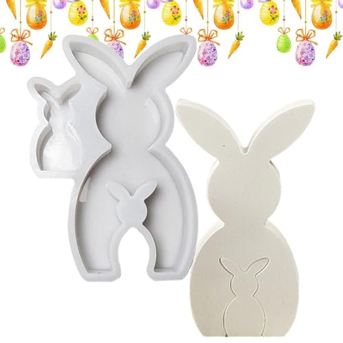 Silikonform Hase, Ostern Hase Silikonformen Gießformen Osternhase Epoxidharz Formen Giessformen Silikon Ostern Für Handwerk von Hailerio