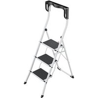 Hailo Klapptritt StandardLine K75 weiß 3 Stufen, H: 140,0 cm von Hailo