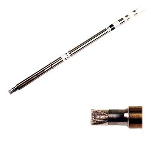 Hakko T15-D4 Lötkolbenspitze, Meißelform, 4 mm x 4 mm x 8,5 mm, für FM-2027 / FM-2028 von Hakko