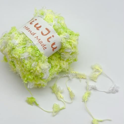 Featured Fischschwanz Garn, Blume Garn Faden Tasche Mixed Thread DIY Garn 50g perfekt für kreative Crafting-Projekte (12) von HalcyonFit