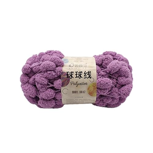 Pomp-A-Doodle Garn, handgewebtes DIY Material Pompom Faden Dicke Kugelgarn zum Stricken Teppich Ball Kissen Wolle gewebte Decke Häkeln Chunky Garn (23) von HalcyonFit