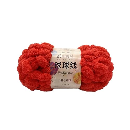 Pomp-A-Doodle Garn, handgewebtes DIY Material Pompom Faden Dicke Kugelgarn zum Stricken Teppich Ball Kissen Wolle gewebte Decke Häkeln Chunky Garn (42) von HalcyonFit