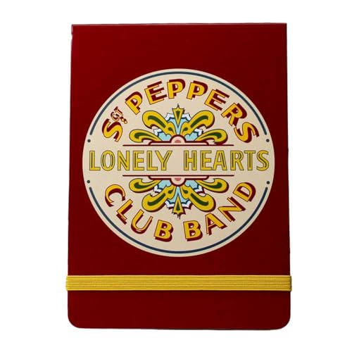 Half Moon Bay The Beatles Sgt. Pepper Mini-Notizbuch | kleine Notizbücher im Taschenformat | The Beatles Merchandise & The Beatles Geschenke | Kleine Notizblöcke & Taschennotizbuch | Musikgeschenke von Half Moon Bay