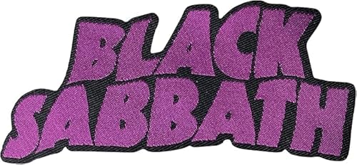 Black Sabbath - Cut Out - Logo Aufnäher DK Patch Gewebt & Lizenziert !! von Halle 15 Clothes