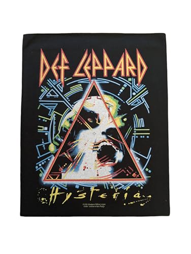 Def Leppard - Hysteria - Unisex Backpatch multicolor 100% Polyester Band-Merch, Bands von Halle 15 Clothes