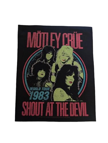 Motley Crue - Shout at the Devil - Backpatch multicolor 100% Polyester Band-Merch, Bands von Halle 15 Clothes