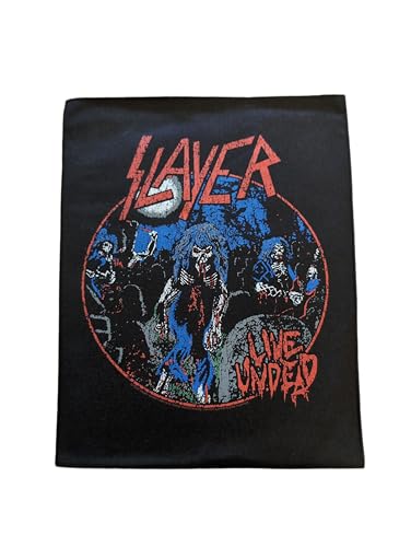 Slayer - Live Undead - Backpatch multicolor 100% Polyester Band-Merch, Bands von Halle 15 Clothes