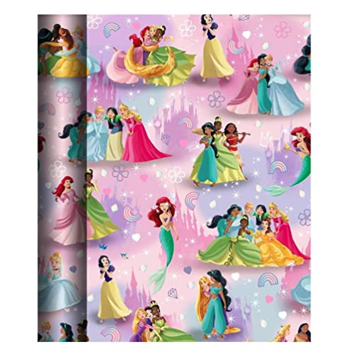 Disney Princess Geschenkpapier, 2 m von Hallmark