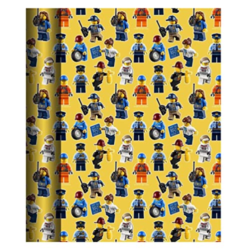 Lego Characters 2 m Rolle Wrap von Hallmark