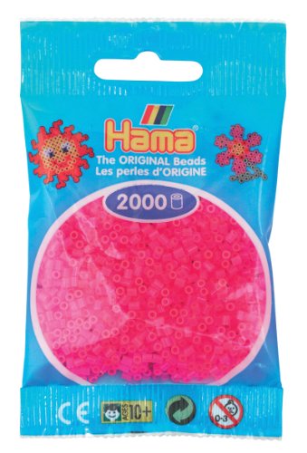 Hama Perlen, Mini-Größe 2.5mm Fuchsia neon von Hama