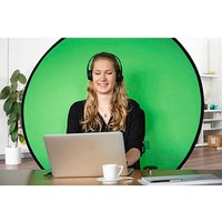 hama Falthintergrund Green Screen Chairy 1:1, 130 x 130 cm Projektionsfläche von Hama