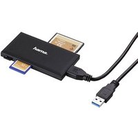 hama Multi-microSD, SD, Memory Stick, Compact Flash-Kartenleser schwarz von Hama