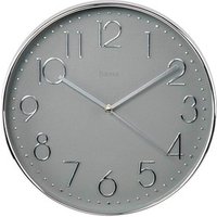 hama Wanduhr Korsika grau silber Kunststoff, Ø 30,0 cm von Hama