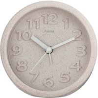 hama Wecker Fuerteventura beige 20 % Weizenstroh, Ø 11,7 cm von Hama