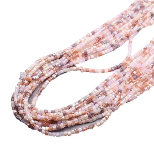 Glas-Kristallperlen, quadratisch, 3 mm, Rocailles-Perlen für Schmuckherstellung, DIY, D-3 mm, 180 Stück, 180 Stück von Hamthuit