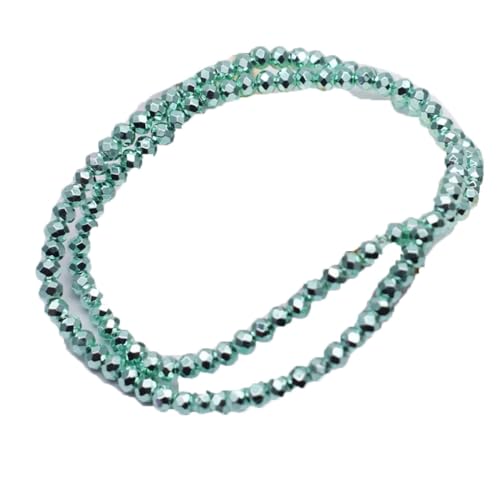 Rondelle Kristallglasperlen, facettierte, lose Perlen für Schmuckherstellung, DIY, Armband, Halskette, 2 x 3 mm, ca. 150 Stück, Rosenrot, 2, 3, 4, 6 mm von Hamthuit