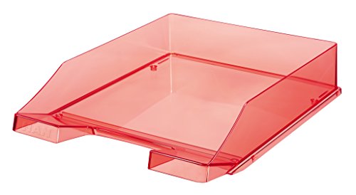 HAN 1026-X-29 Briefablage Klassik, Transparent-Rot, 6 Stück von HAN