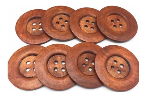 10 große Holzknöpfe braun rund 50mm - 4 Löcher a 4mm Vierlochknöpfe zum annähen basteln Mantelknöpfe Bastelknöpfe 10 große Holzknöpfe braun rund 50mm - 4 Löcher a 4mm Vierlochknöpfe zum annähen basteln Mantelknöpfe Bastelknöpfe von Handarbeit - Lieblingsladen