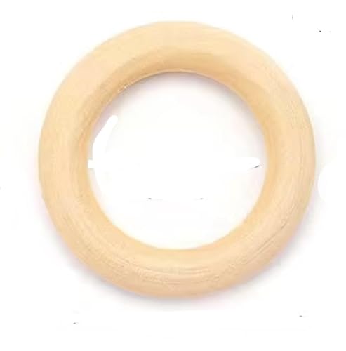 20 edle Holzringe 30mm (Außenmaß) natur -zum basteln Makramee DIY-Arbeiten Ringe aus Holz 3cm von Handarbeit - Lieblingsladen