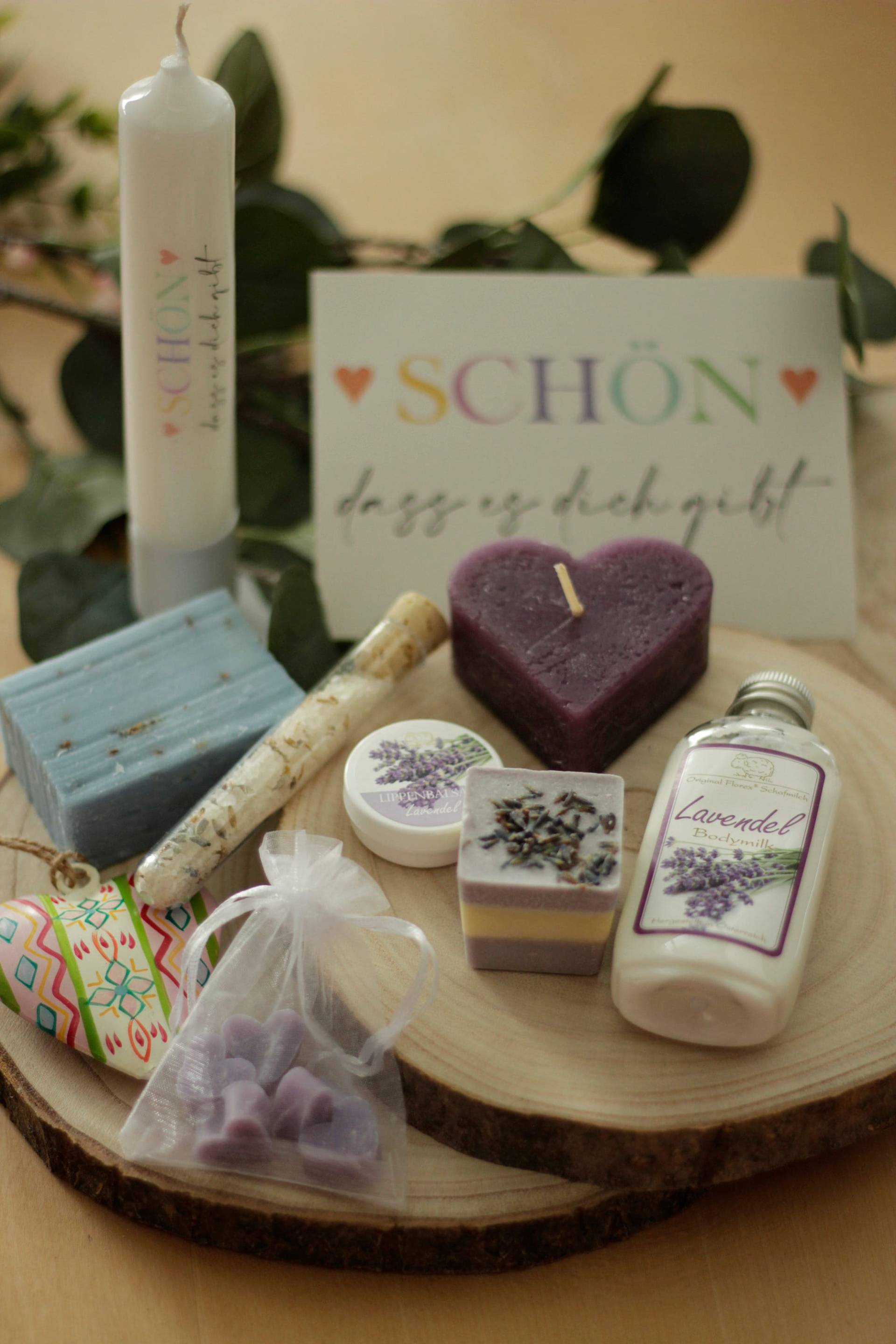 Geschenkbox, Geschenk Box Für Frauen, Wellness Geschenk, Freundin, Self Care Box, Arbeitskollegin, Lavendel von HandartbeitMuc