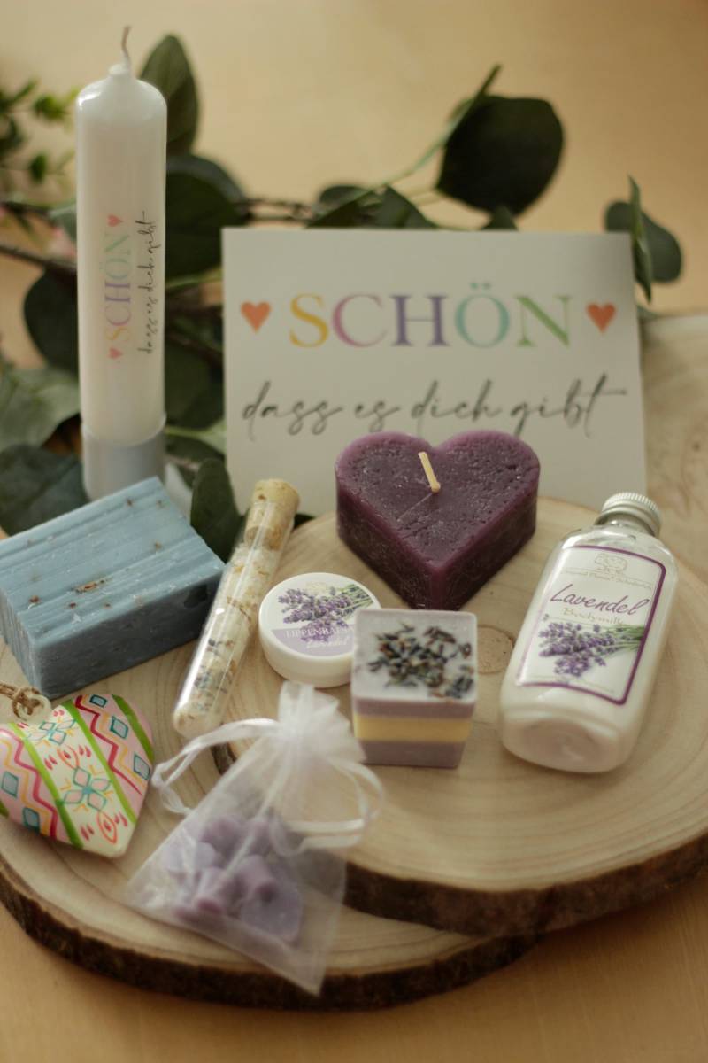 Geschenkbox, Geschenk Box Für Frauen, Wellness Geschenk, Freundin, Self Care Box, Weihnachtsgeschenk Mütter, Lavendel von HandartbeitMuc